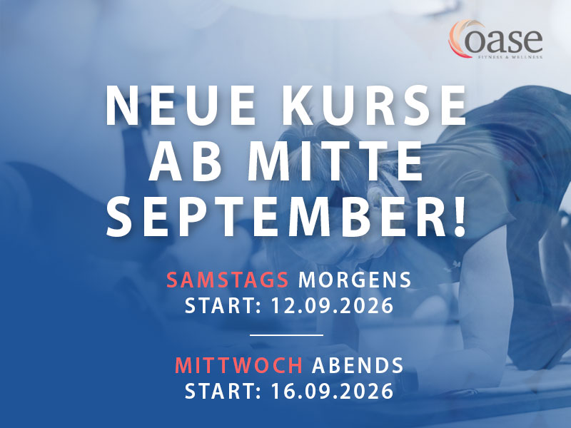 Neue Kurse ab Mitte September